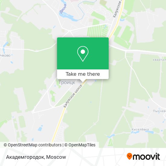 Академгородок map
