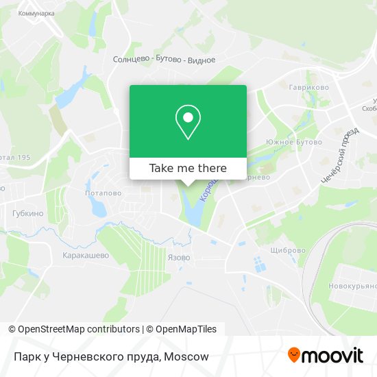 Парк у Черневского пруда map