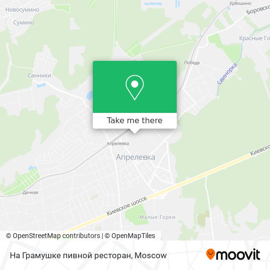 На Грамушке  пивной ресторан map