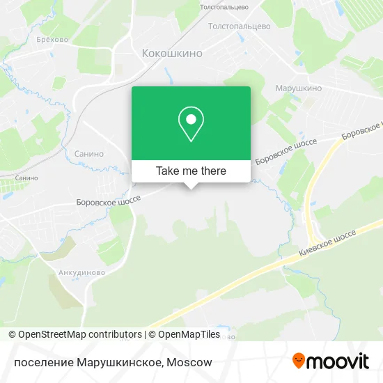 поселение Марушкинское map
