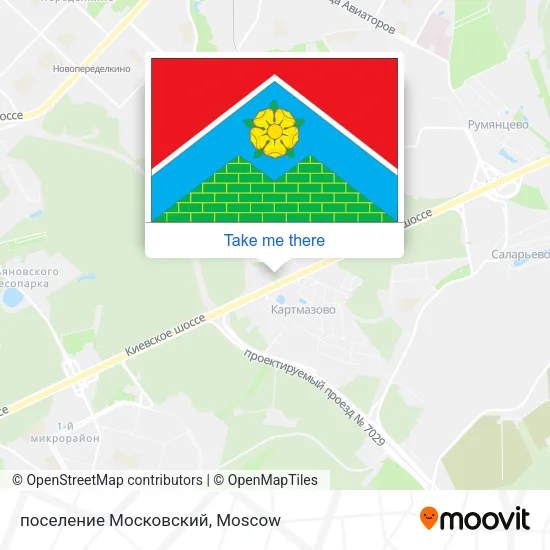 поселение Московский map