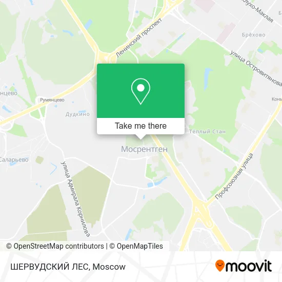 ШЕРВУДСКИЙ ЛЕС map