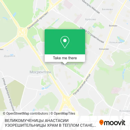 ВЕЛИКОМУЧЕНИЦЫ АНАСТАСИИ УЗОРЕШИТЕЛЬНИЦЫ ХРАМ В ТЕПЛОМ СТАНЕ map
