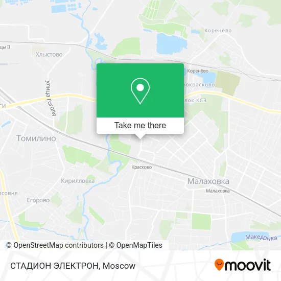 СТАДИОН ЭЛЕКТРОН map