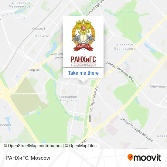 РАНХиГС map