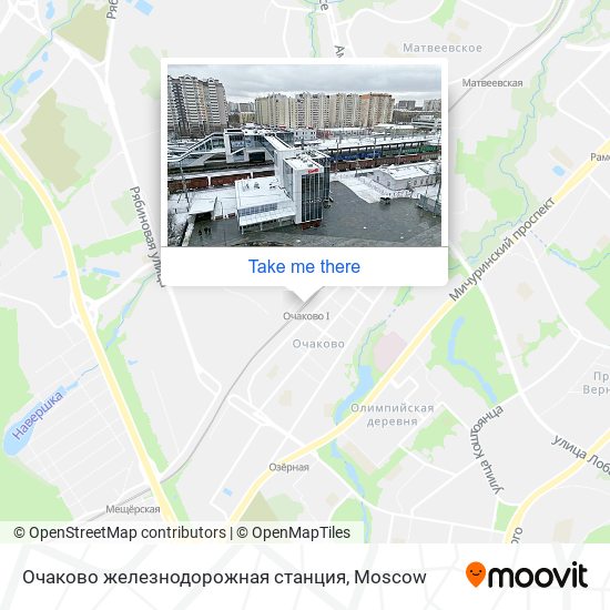 Карта москвы район очаково