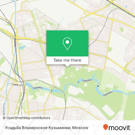 Усадьба Влахернское-Кузьминки map