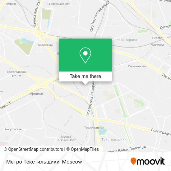 Метро Текстильщики map