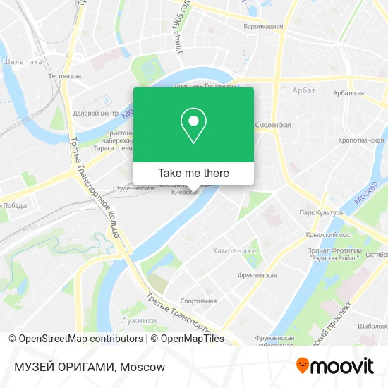МУЗЕЙ ОРИГАМИ map