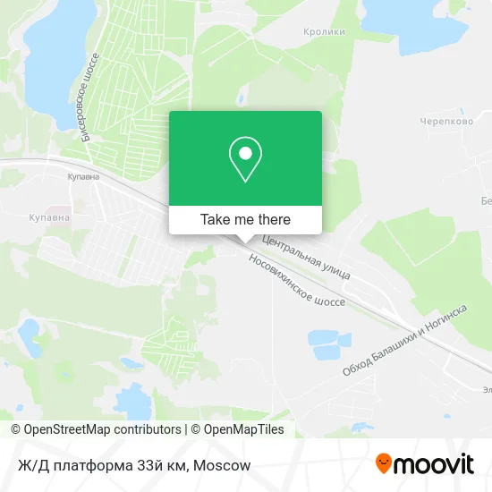Ж/Д платформа 33й км map