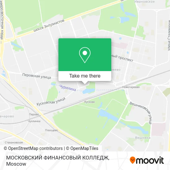 МОСКОВСКИЙ ФИНАНСОВЫЙ КОЛЛЕДЖ map