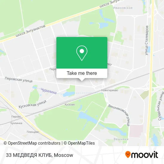 33 МЕДВЕДЯ КЛУБ map
