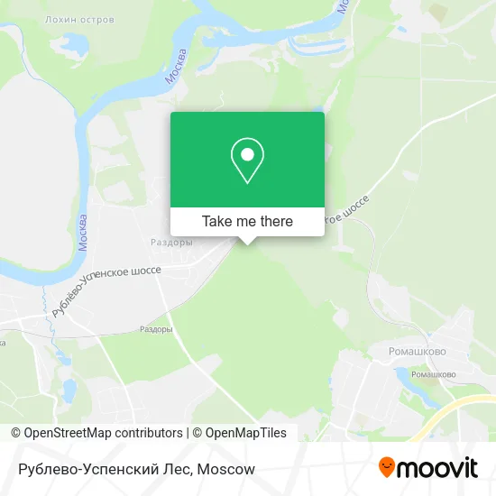 Рублево-Успенский Лес map
