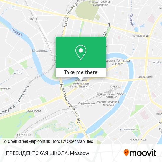 ПРЕЗИДЕНТСКАЯ ШКОЛА map