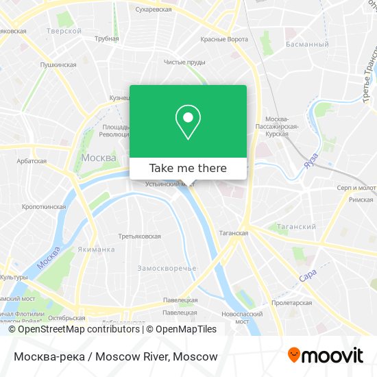Москва-река / Moscow River map