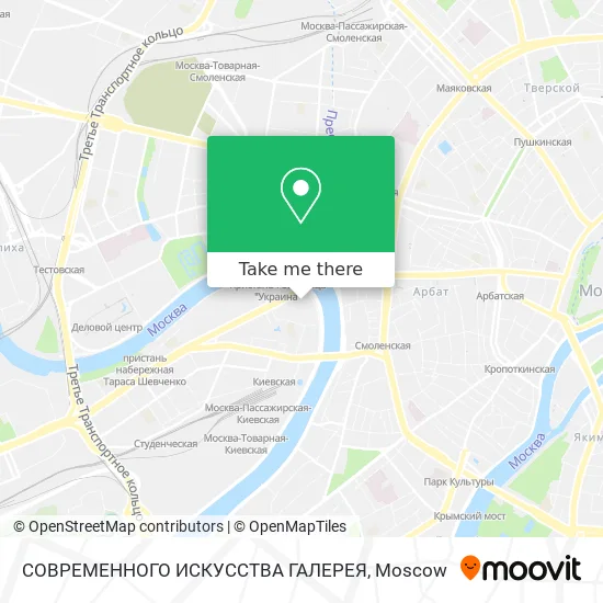 СОВРЕМЕННОГО ИСКУССТВА ГАЛЕРЕЯ map