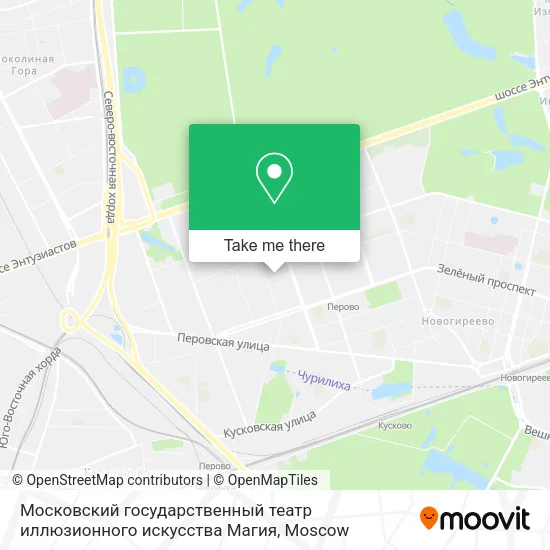 Московский государственный театр иллюзионного искусства Магия map