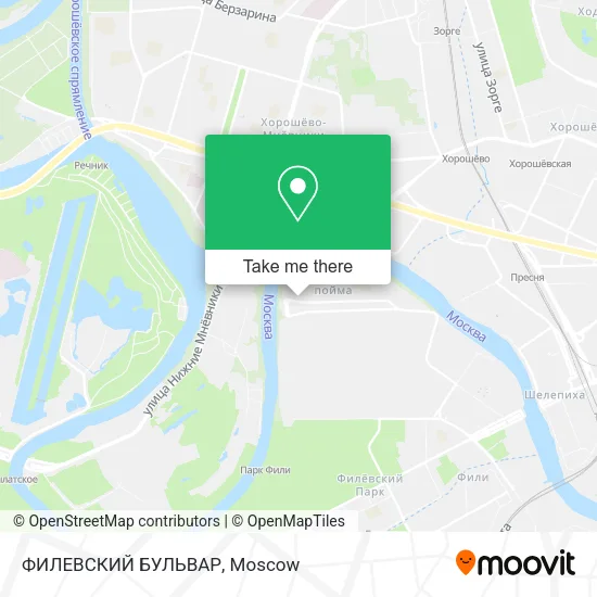 ФИЛЕВСКИЙ БУЛЬВАР map