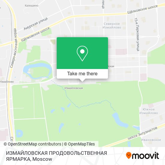 ИЗМАЙЛОВСКАЯ ПРОДОВОЛЬСТВЕННАЯ ЯРМАРКА map