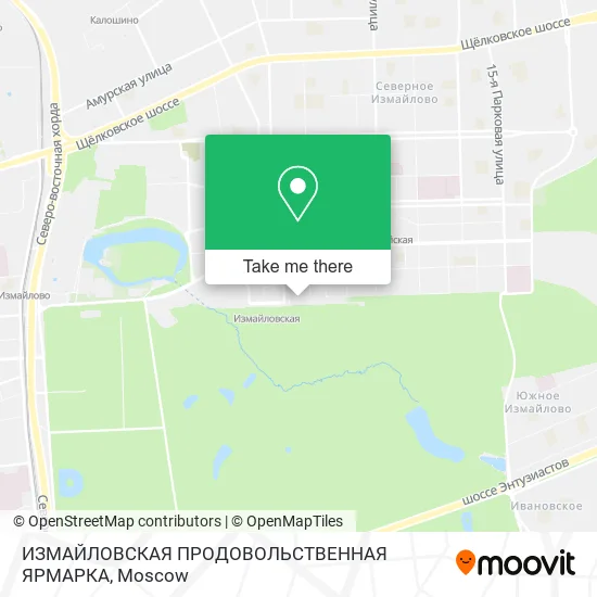 ИЗМАЙЛОВСКАЯ ПРОДОВОЛЬСТВЕННАЯ ЯРМАРКА map