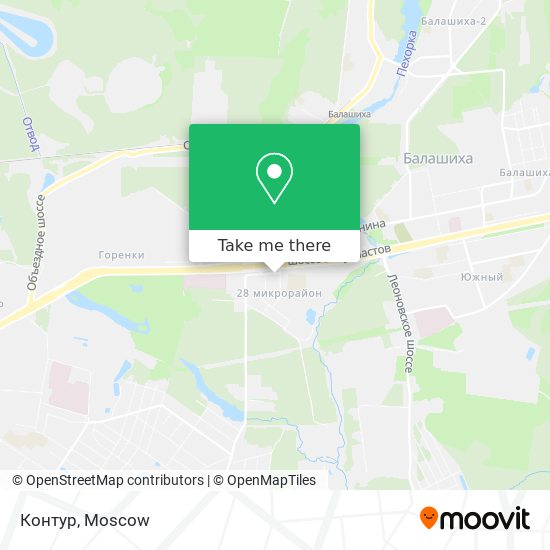 Контур map