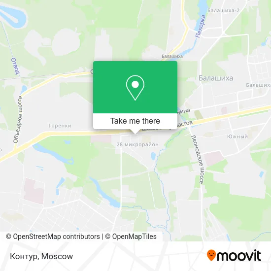 Контур map
