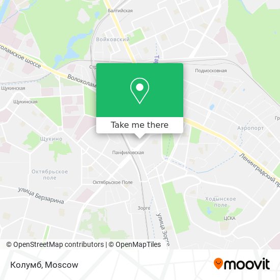 Колумб map