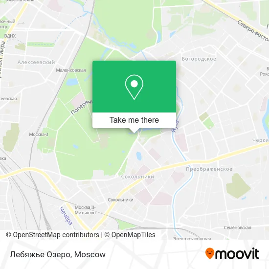 Лебяжье Озеро map