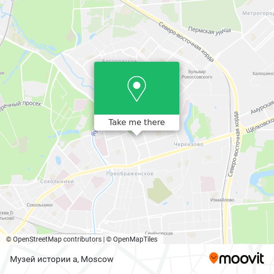 Музей истории а map