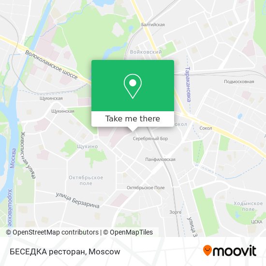 БЕСЕДКА  ресторан map