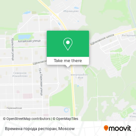 Времена города  ресторан map