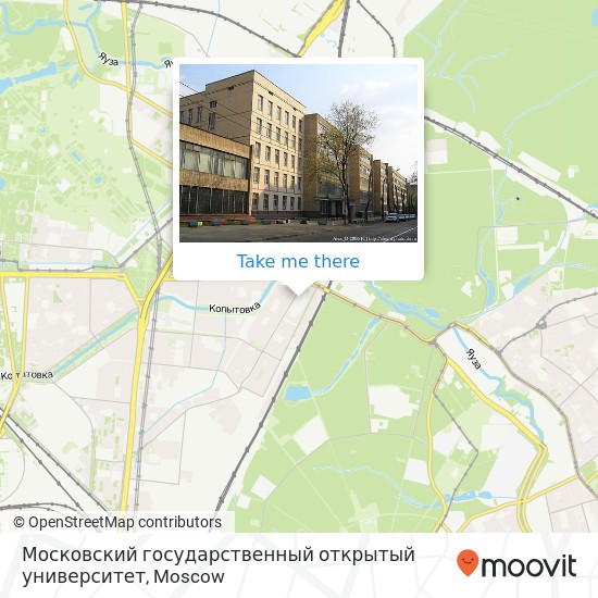 Московский государственный открытый университет map