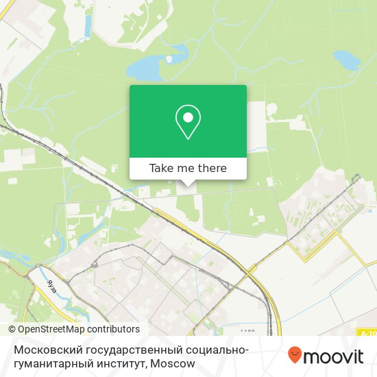 Московский государственный социально-гуманитарный институт map