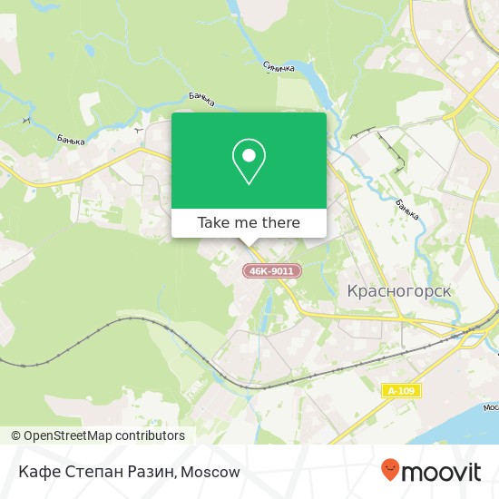 Кафе Степан Разин map