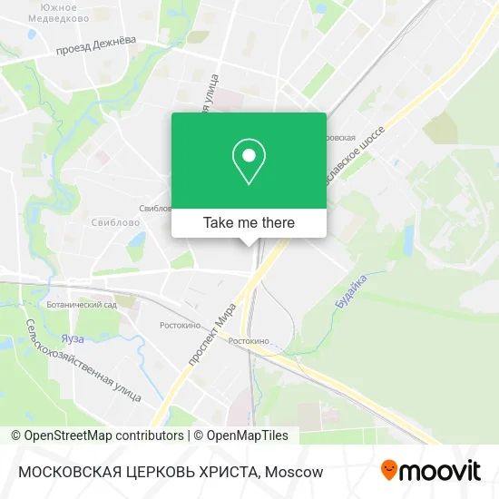 МОСКОВСКАЯ ЦЕРКОВЬ ХРИСТА map