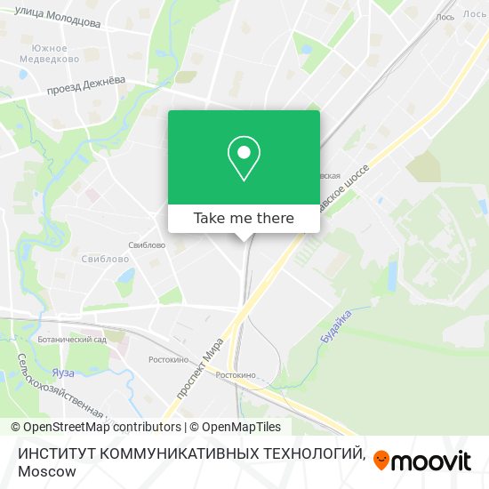 ИНСТИТУТ КОММУНИКАТИВНЫХ ТЕХНОЛОГИЙ map