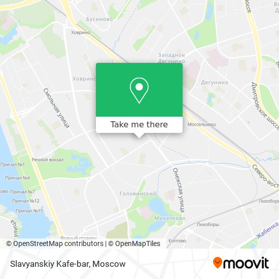 Slavyanskiy Kafe-bar map