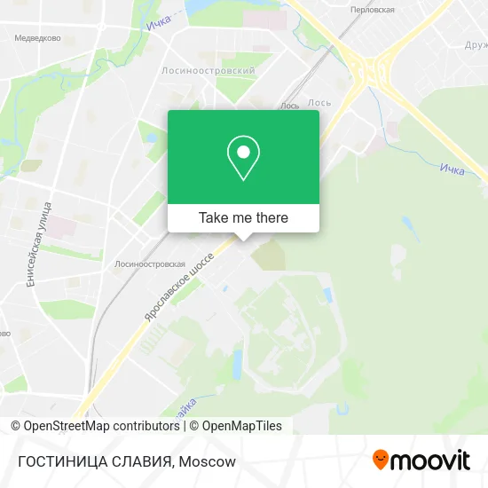 ГОСТИНИЦА СЛАВИЯ map