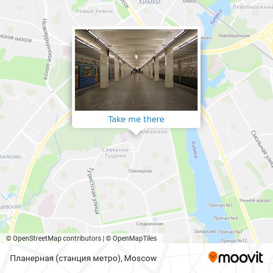 Планерная (станция метро) map