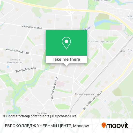 ЕВРОКОЛЛЕДЖ УЧЕБНЫЙ ЦЕНТР map