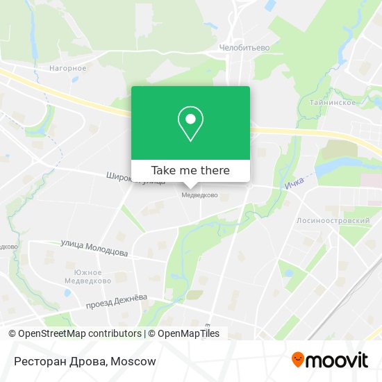 Ресторан Дрова map