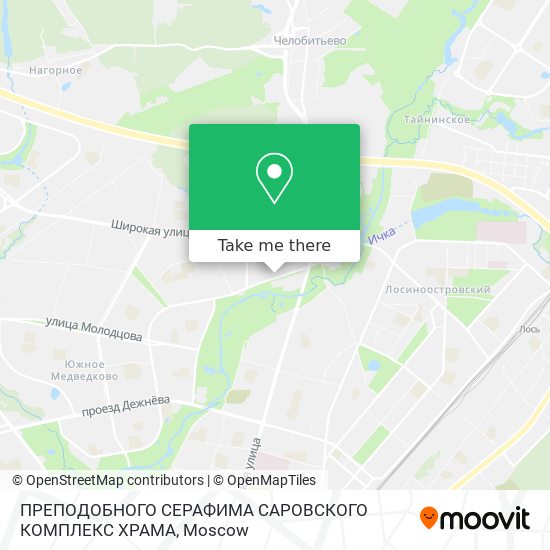 ПРЕПОДОБНОГО СЕРАФИМА САРОВСКОГО КОМПЛЕКС ХРАМА map