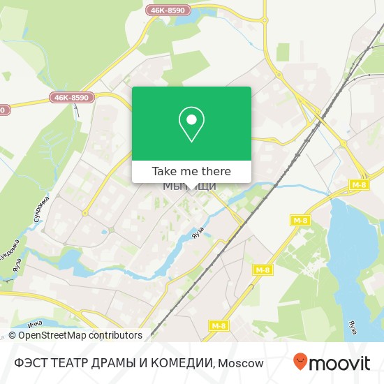 ФЭСТ ТЕАТР ДРАМЫ И КОМЕДИИ map