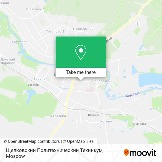 Щелковский Политехнический Техникум map