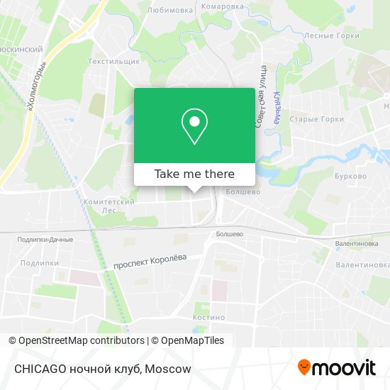 CHICAGO  ночной клуб map