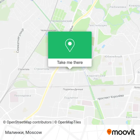 Малинки map