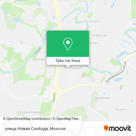 улица Новая Слобода map