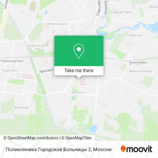 Поликлиника Городской Больницы 2 map