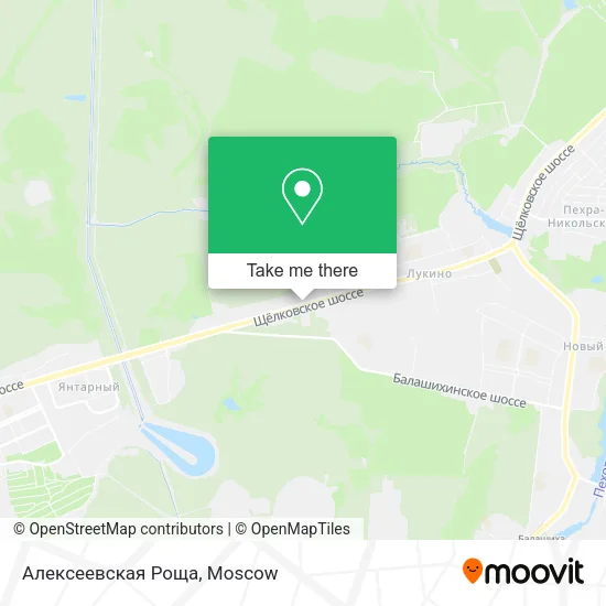 Алексеевская Роща map