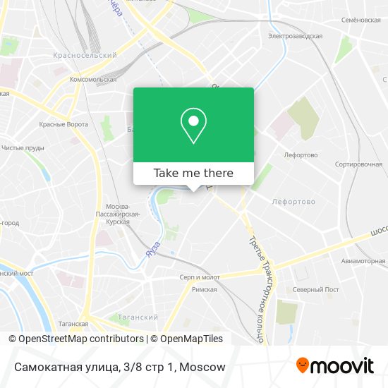 Самокатная улица, 3/8 стр 1 map